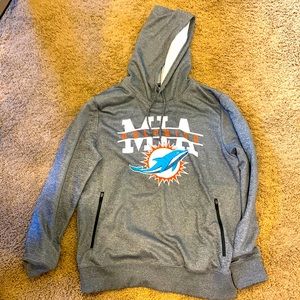 Miami Dolphins Gray Pullover hoodie